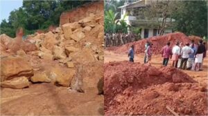 ദേശീയപാതക്കായി മണ്ണെടുക്കാൻ കുന്നിടിച്ചു., കോഴിക്കോട്ടെ ചേളന്നൂരിൽ സംഘർഷം