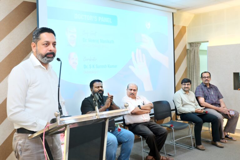 കോഡ് ബ്ലൂ 2025: ഗവൺമെന്റ് സൈബർപാർക്കിൽ പ്രമേഹരോഗ അവബോധ ക്യാമ്പ് നടത്തി, World Diabetes Day, World Diabetes Day 2025, Diabetes awareness, Diabetes awareness month, Type 1 diabetes, Type 2 diabetes, Diabetes symptoms, Diabetes management, Diabetes prevention, Diabetes and well-being, Diabetes in the workplace, Diabetes, Diabetes in IT professionals, Type 2 diabetes IT sector, Sedentary jobs diabetes risk, Diabetes risk factors desk jobs, IT professional diabetes stress, Preventing diabetes in IT jobs, Workplace diabetes prevention IT, Managing diabetes sedentary work, Diabetes management tech professionals, Desk jobs and diabetes, Hypoglycemia at work IT, Diabetes Prevention Program workplace, CANRISK for IT employees