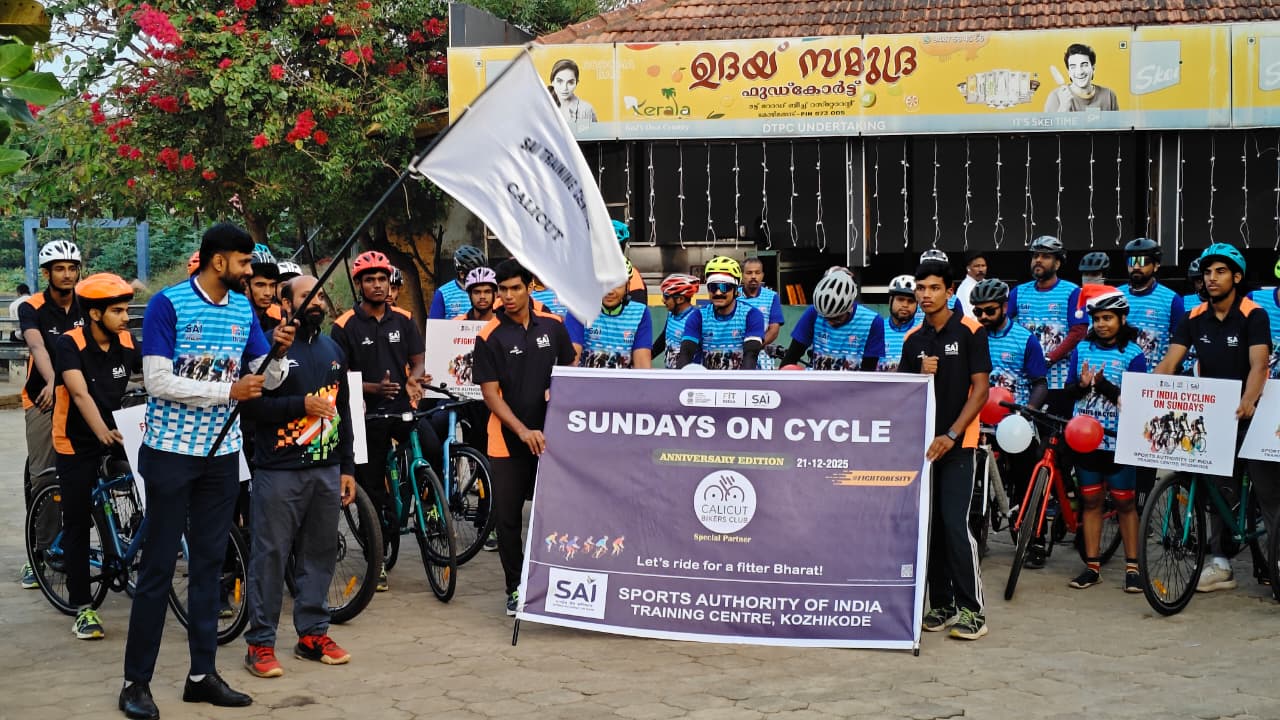 ഫിറ്റ് ഇന്ത്യ സൺഡേസ് ഓൺ സൈക്കിൾ ഒന്നാം വാർഷികം ആഘോഷിച്ചു,